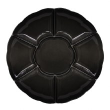 Tray 7 Sectional Black 16in
