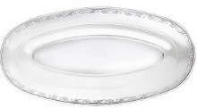 Tray Oval 20" Clear