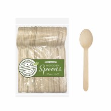Spoons Wooden 50ct