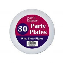 Plate Lunch 9in Clr 30ct