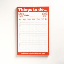 Notepad ThingsToDo Wildflower