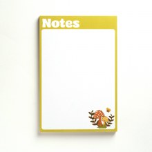 Notepad Woodland Mushroom