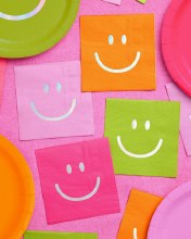 Smiley Face Beverage Napkins