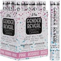 Confetti Cannon 12" Gender Reveal 1pc ~PINK~