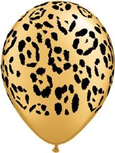 Blln 11" Gold Leopard Print