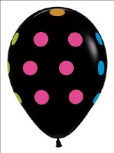 Blln 11" NeonPolkaDots on Blk
