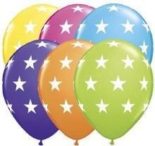Latex 11" Big Star Trop Asst