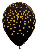 11'' BLK Confetti