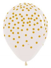 11'' WHITE Confetti