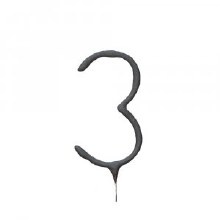 Sparkler #3 Numeral