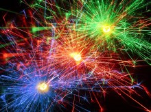 Sparklers 10" Colored 8pk