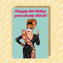 Bianca Del Rio Happy Birthday Card • BLANK INSIDE