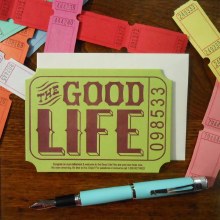 Card Retirement GOOD LIFE Ticket