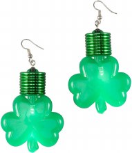 Jumbo Light Up Shamrock Earrings