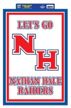 Natan Hale Raiders Sign 20" x 14"