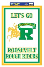 Roosevelt Rough Riders Sign 20" x 14"