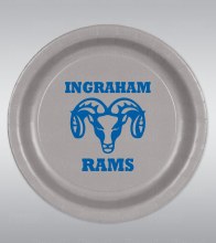 Ingraham Rams 9" Plates 8ct