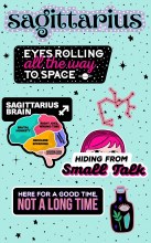 Stickers Astrology Sagittarius