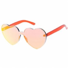 Sunglasses Heart Mirrored