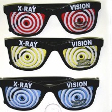 Glasses X-Ray Vision Red