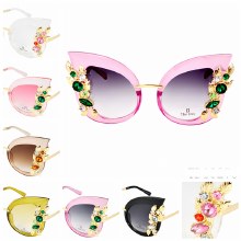 Sunglasses Cat Eye XLrg Gems