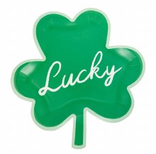 Lucky Shamrock Plates