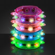 LED Spike Bracelets Asst