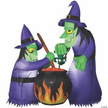 Prop Airblown Witches Cauldron