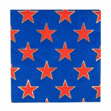 Red & Blue Star Napkins