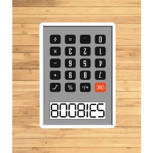 Sticker BOOBIES calculator