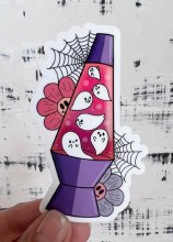 Sticker Lava Lamp Ghost