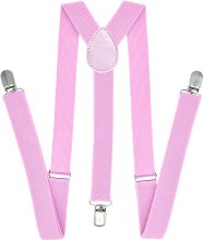 Suspenders Light Pink