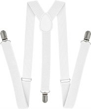 Suspenders White