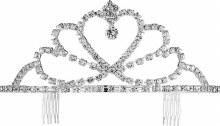 Tiara Silver Rhinestone