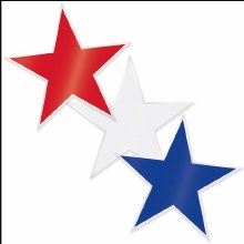 Plastic Star Cutouts