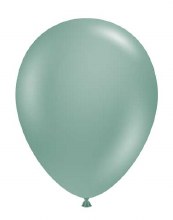 Uninflated Tuftex 11" Latex ~ Green Willow ~ 100 Count Bag