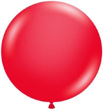 Tuftex 17" Uninflated Latex • 50 Count Bag • Warm, Red