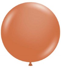 Tuftex 36" Uninflated Latex • 1 Count • Warm, Burnt Orange