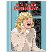 Scream Casey Becker Happy Birthday Card