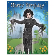 Edward Scissorhands Happy Birthday Card