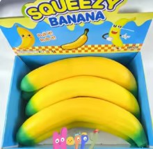 Squeezy Banana Toy