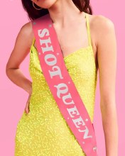 Shot Queen Birthday Sash