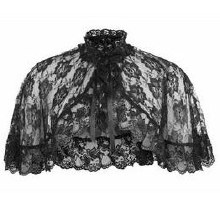 Cape Black Lace OS
