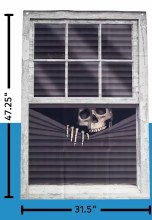 Skeleton Window Decor