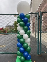 Balloon Column w/ Topper 8ft