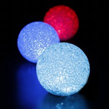 Balls Crystal Lite Up Asst