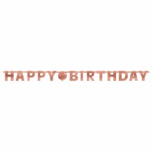 Banner Happy Birthday Blush Jointed