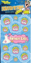 Stickers ScratchNSniff Bday
