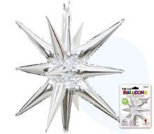 Blln Foil Starburst 27in Silvr