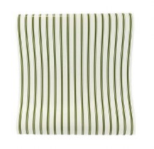 Paper Table Runner Green Striped